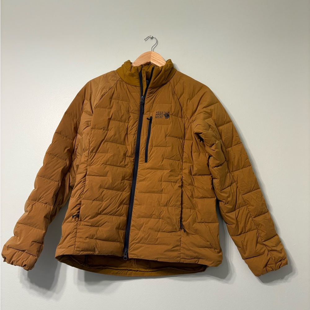 Mountain Hardwear Women’s dark yellow stretch down jacket
